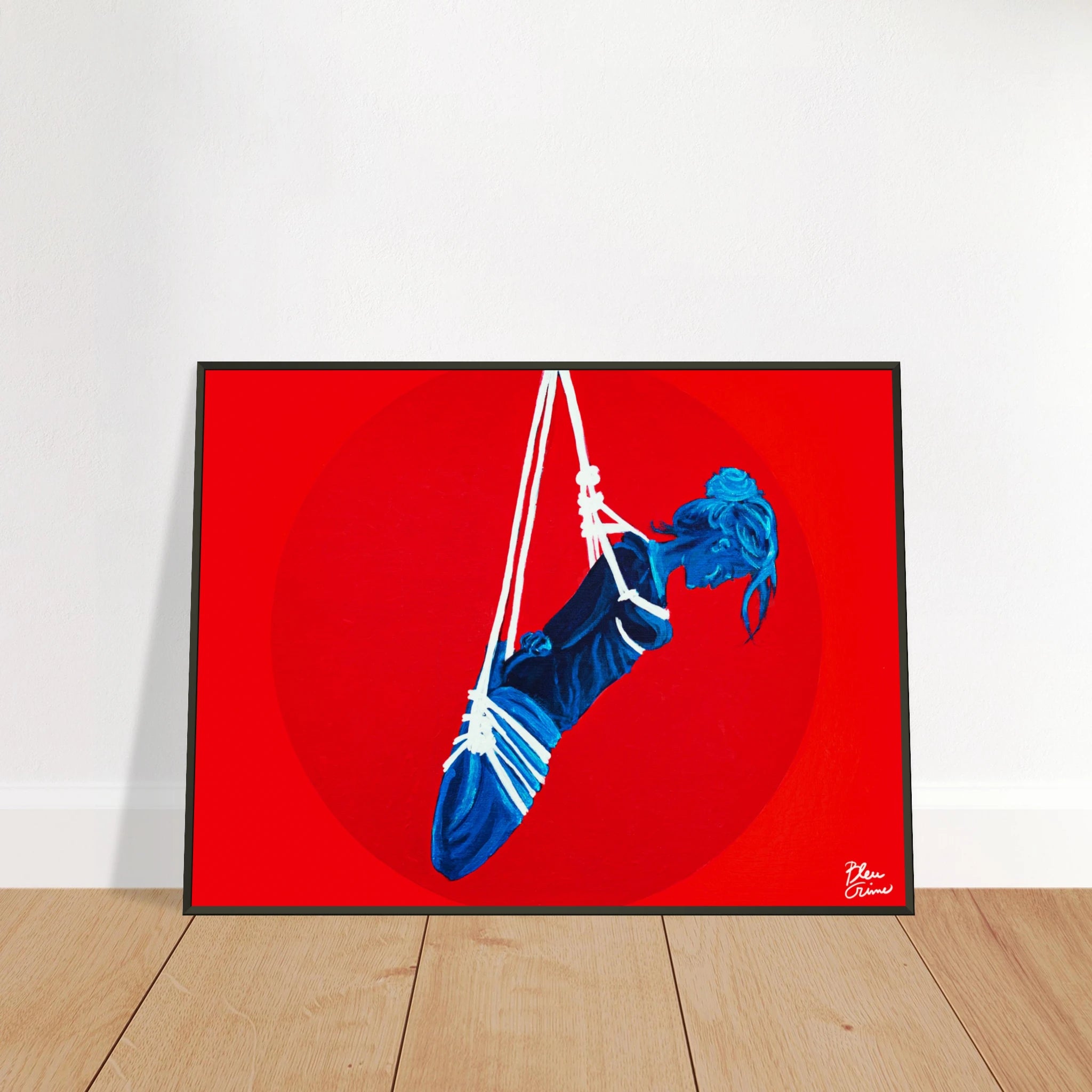 Hanging on - Museum-Quality Matte Paper Poster 250 GSM with Metal Frame