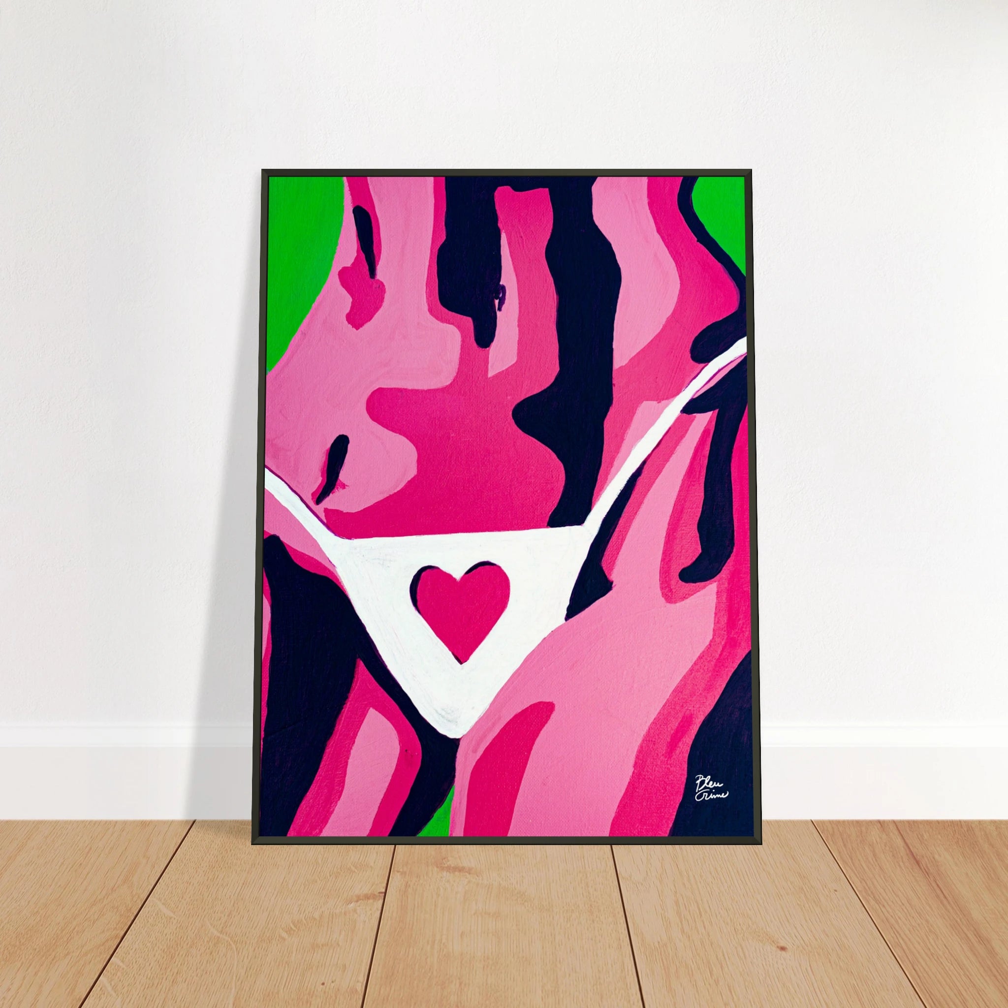 Heart - Museum-Quality Matte Paper Poster 250 GSM with Metal Frame