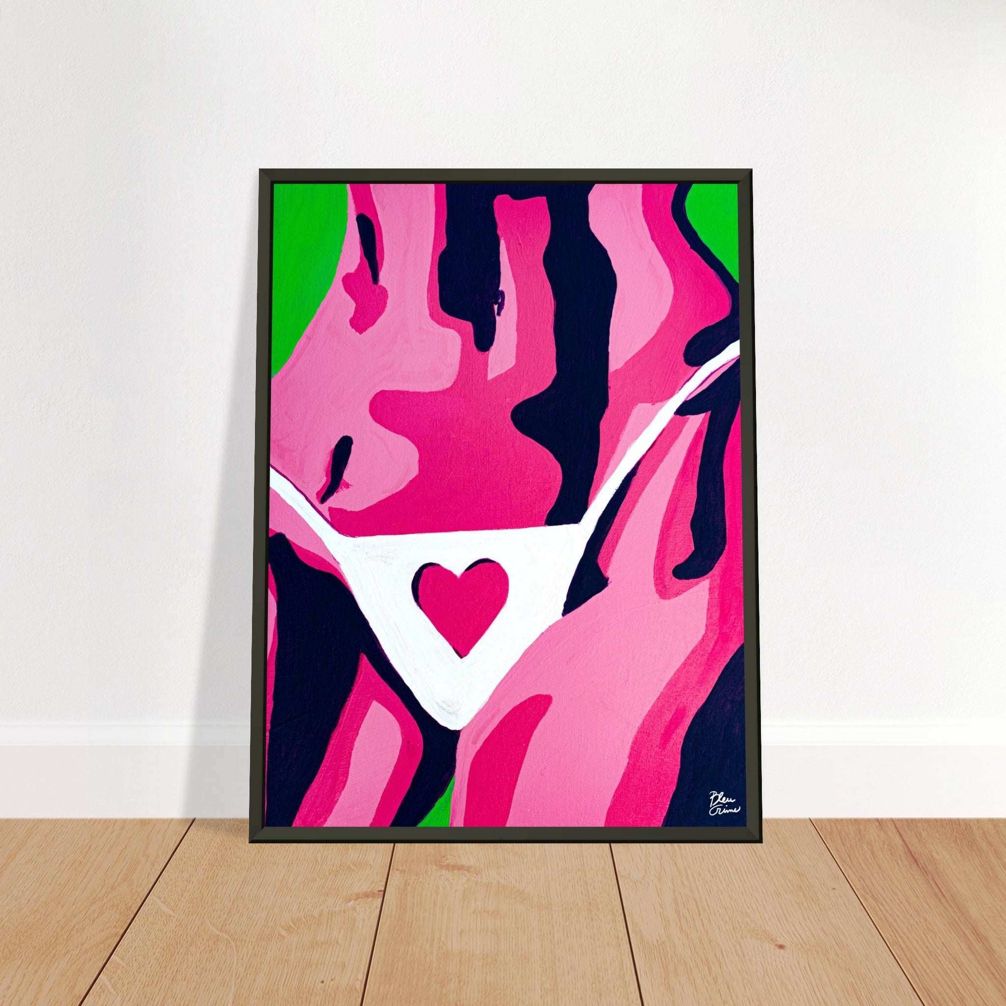 Heart- Framed art print on matte 200gsm Paper