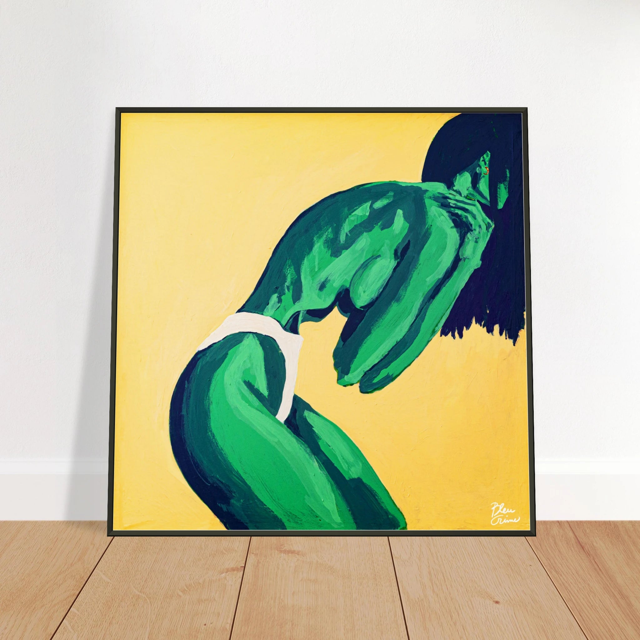 Square - Museum-Quality Matte Paper Poster 250 GSM with Metal Frame