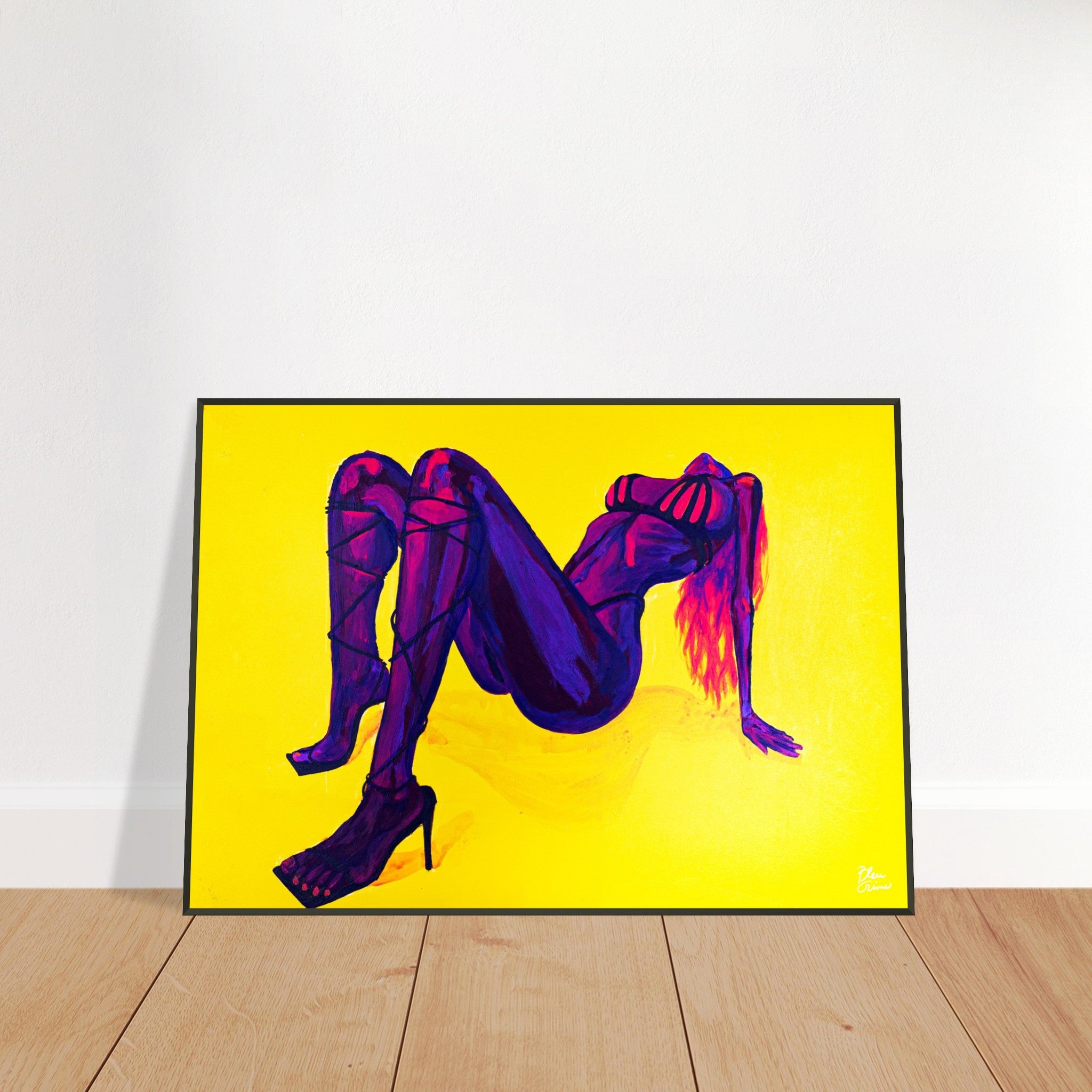 Laced - Framed art print on matte 200gsm Paper