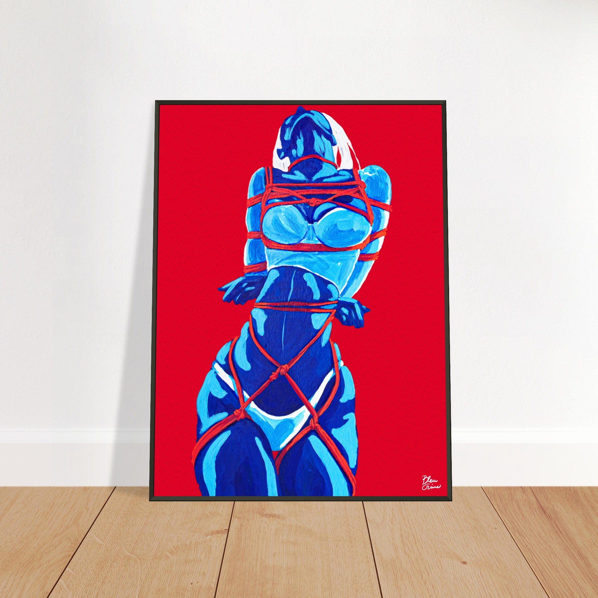 Ropes - Framed art print on matte 200gsm Paper