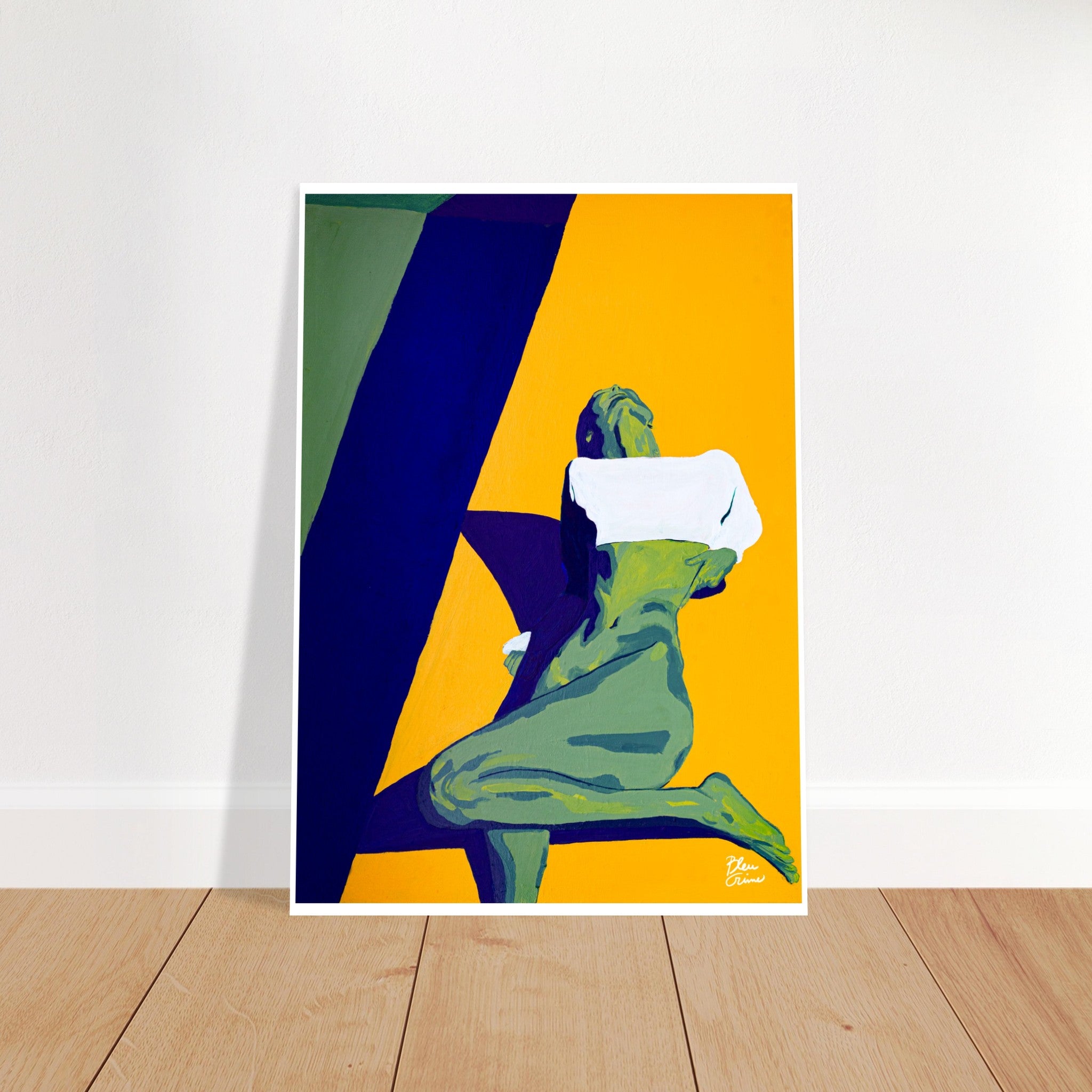 Sunbathing - Art print on matte 200gsm Paper